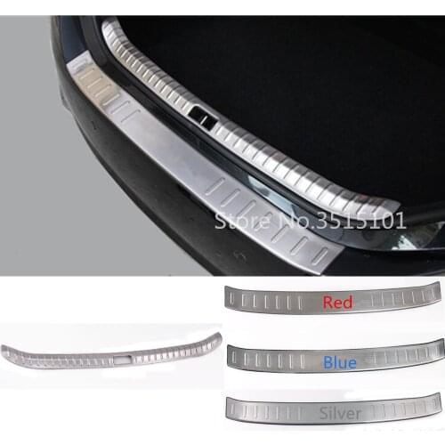 Car Stick Outside External Inner Rear Trunk Bumper Trim Plate Frame Threshold Pedal For Toyota Corolla Altis 2017 2018 2019