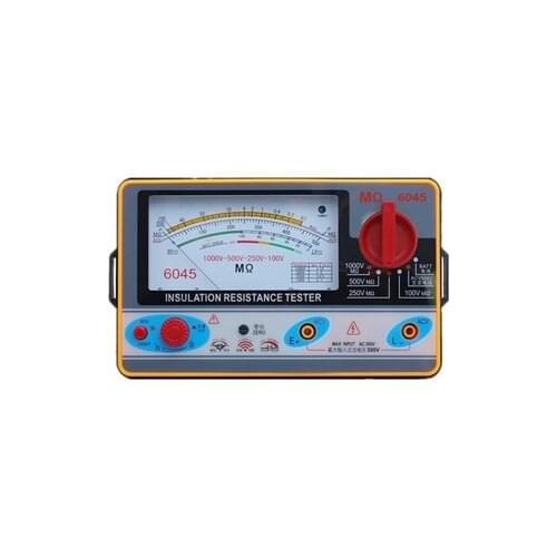 Fast arrival TY6045 analog INSULATION TESTER,0.5-2000M OHMS,100V/250V/500V/1000V