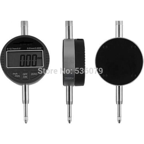 0-12.7mm digital dial indicator, Resolution: 0.01mm, economical type