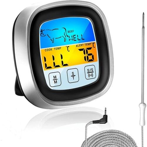Digital Meat Kitchen Thermometer Stainless Waterproof Meat Temperature Probe Cooking BBQ Temperature Meter for Kitchen