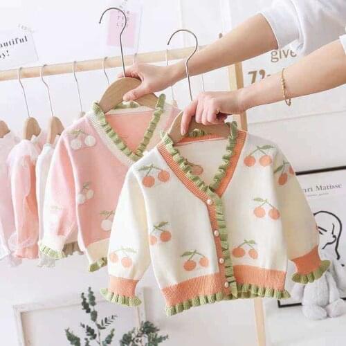 Spring autumn Knitted Cardigan Sweater Baby Children Clothing Boys Girls Sweaters Kids Wear baby girl clothes winter
