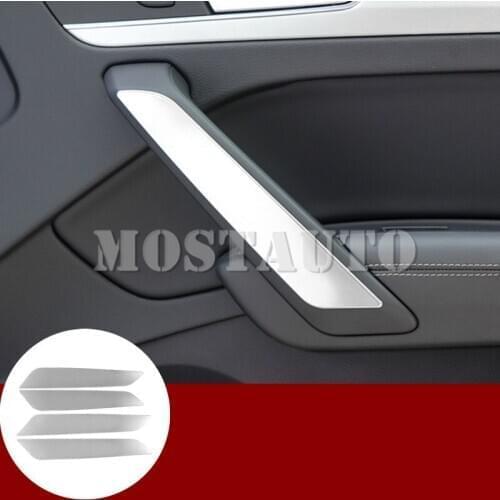 For Audi Q5 Interior Car Door Handle Grab Handle Trim Cover 2017-2020 4pcs Car Accessories Interior Car Decor Car Trim
