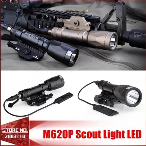 Element Airsoft Tactical Light Surefir M620P SF Gun Scout Light Hunting Lamp Surefir Rifle Gun Weapon Light EX363