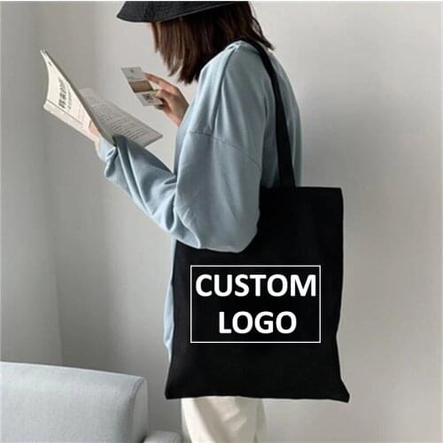 Custom Pattern Tote Bag Personalized Custom Made Ladies Hand Canvas Bag for Women Funny Novelty Fashion Shopping Bag