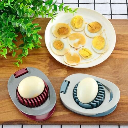 Multi-function Egg Slicers Section Cutter Divider Plastic Egg Splitter Cut Egg Device Creative Kitchen Egg Tools