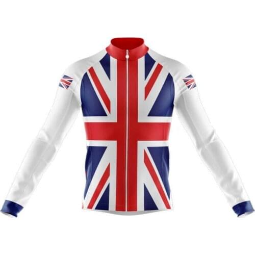 United Kingdo mens cycling jersey, quick-drying, long-sleeved road bike, cycling jersey, spring and autumn, a variety of styles