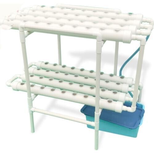 New Hydroponics System Planting Horticultural Layered Three-dimensional Planting Rack 12 Pipes Soilless Cultivation Equipment