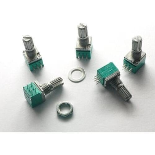 Original new 100% dual potentiometer B50K 09 sealed volume potentiometer RV09 adjustable potentiometer (SWITCH)