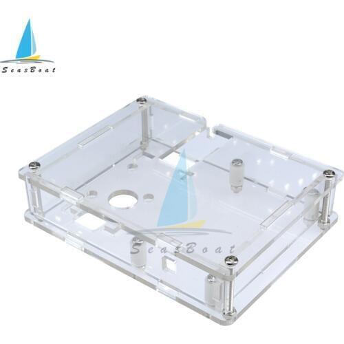 Transparent Acrylic Case Shell Housing For LCR-T4 Mega328 M328 Transistor Tester Capacitance ESR Meter DIY Kit