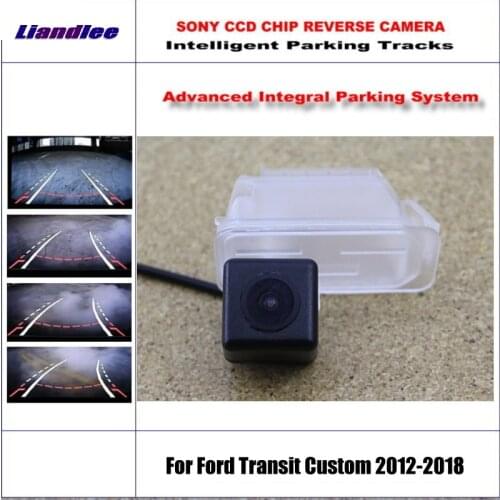 Auto Reverse Camera For Ford Transit Custom 2012-2018 Rear View Backup Intelligentized Dynamic Guidance Tracks CAM