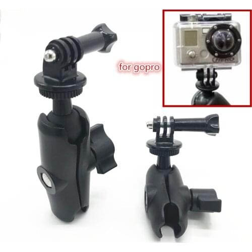 1" Inch (25mm) Ball with 1/4inch-20 Threaded Stud and Gopro Tripod Mount Adapter for Gopro Hero , DV Cameras