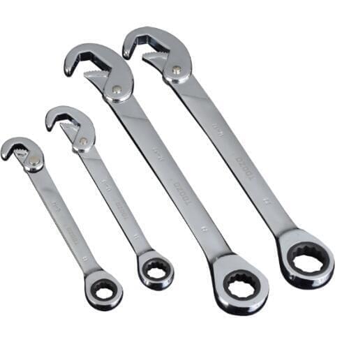 Ratchet small universal adjustable wrench shortcut wrench German multi-function universal special tool 12 inch