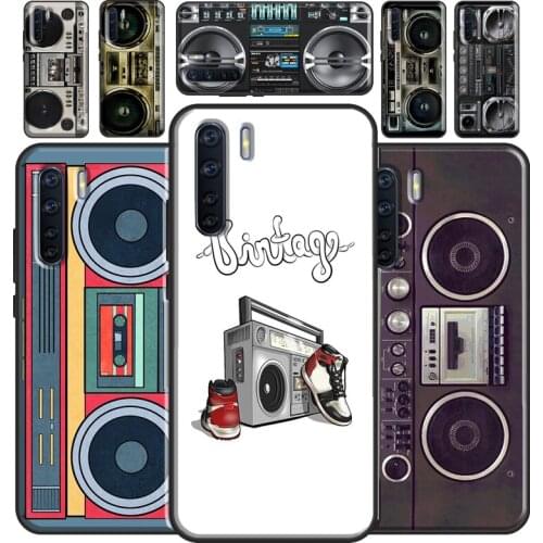 Vintage 80s Boombox Phone Case For OPPO A53 2020 A5 A9 A31 A52 A72 A92 A83 A91 A93 A1K A15 A3S A5S F5 F7 Cover