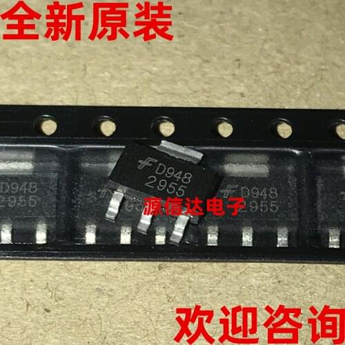 5PCS New imported NDT2955 screen printing: real picture shooting of 2955 2.5A/60V SOT-223 MOS tube