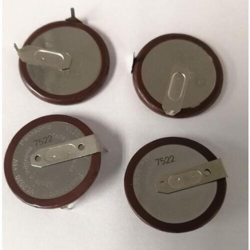 4pcs/lot New Original Battery For Panasonic VL2020 3V 20mAh coin rechargeable 90 degrees fillet lithium button cell batteries for BMW Car Key Fobs VL 2020