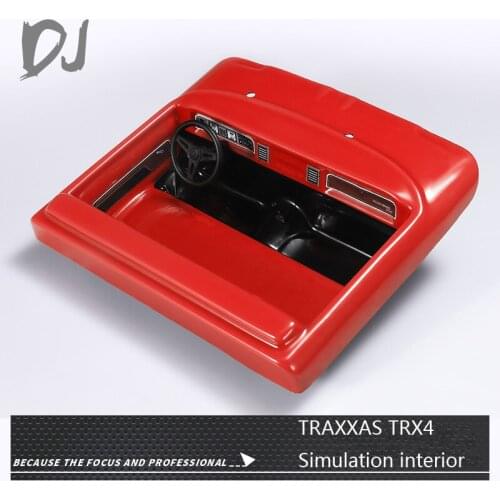 DJ Traxxas TRX4 Simulation Interior Climbing Car Transparent Interior RC Car Upgrade Accessories carro de control remoto