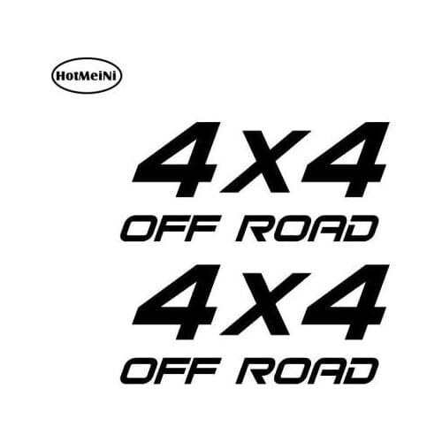 HotMeiNi 2X 4X4 OFF ROAD Suv Interesting Vinyl Decals Car Sticker Car-styling For Window Bumper Laptop JDM Racing 16*16.4cm