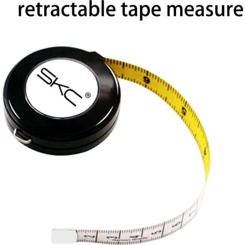 1 Pcs 150cm/60" Measuring Portable Retractable Ruler Centimeter Belt Children Height Ruler Centimeter/Inch Roll Tape