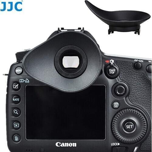 JJC Soft Camera Eyecup Eyeshade for Canon EOS 5D Mark IV 5D Mark III 5DM4 5DM3 5DS 5DSR 7D Mark II 7D Replaces Canon Eg Eyepiece