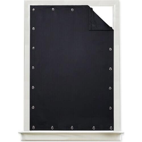 Quality Temporary Blackout Blind Curtain For Window Adjustable Sucker Shade Drape Thermal Insulated Noise Reducing Panels For St