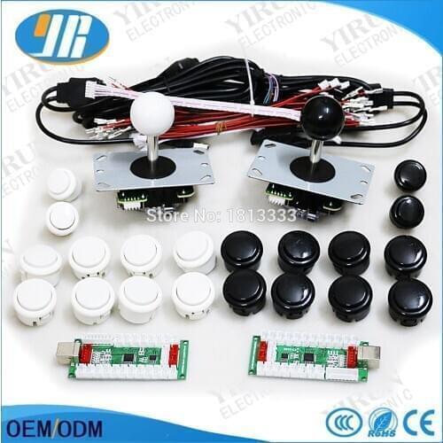 Arcade Bundle Kit DIY Jamma Mama 2 USB To PC/ PS2/ PS3 Encoder 2 Sanwa Type Joystick 20 Push Button Free S