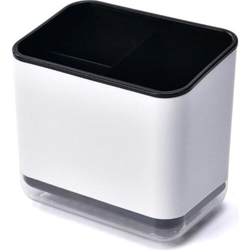 Kitchen Shelf Drain Tube Gray Black Compartment 1pcs Household Storage Box