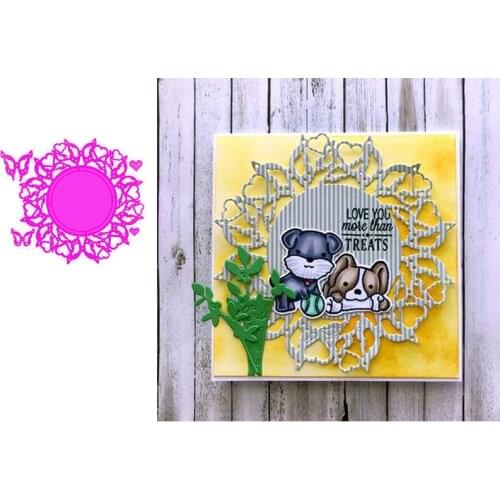 Metal cutting butterfly circle cut die mold Scrapbooking cards making paper craft knife mould 2020 new