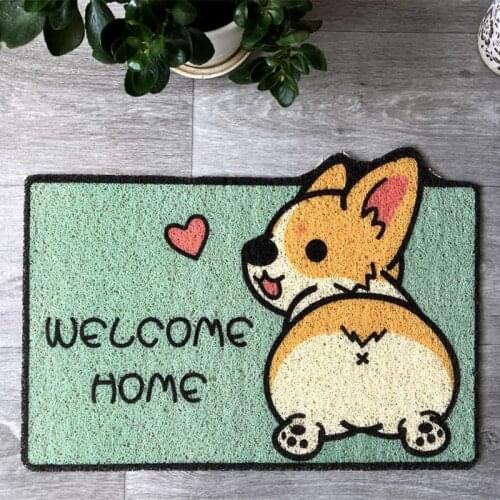 Cartoon Welcome Entrance Doormats For Bathroom Living Room Non-Slip Foot Mats Doorway Carpet Pvc Entrance Door Mats Home Decor