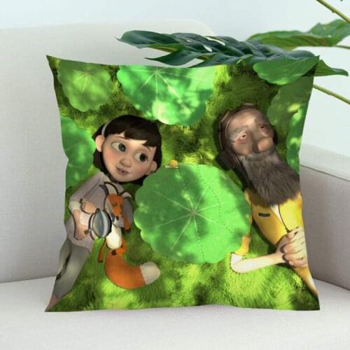 The Little Prince Pillow Cover Bedroom Home Office Decorative Pillowcase Square Zipper Pillow Cases Satin Soft