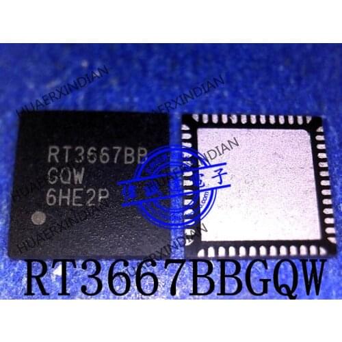 New Original RT3667BBGQW RT3667BB QFN52