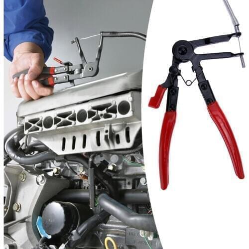 Cable Type Flexible Wire Long Reach Hose Clamp Pliers Car Repairs Removal Hand Tools Auto Vehicle Tools Clamp Removal Pliers