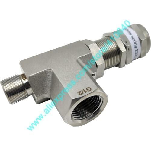 SS316L 2500 to 3500 psi Stainless Steel High Pressure Safety Valve Proportional Unloading Valve Pressure Safety Relief Valve