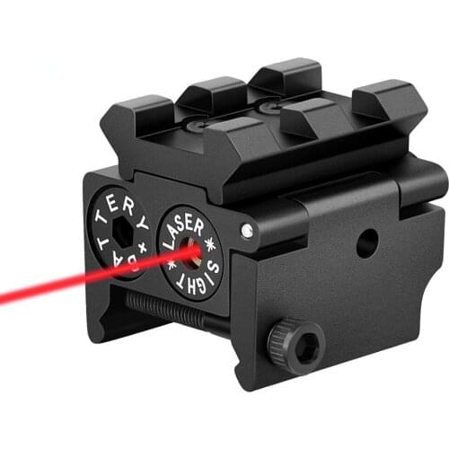 Mini Adjustable Compact Red Dot Laser Sight Fit for Glock 17 19 with 20 mm Rail Mount of Hunting Accessories Dropshipping