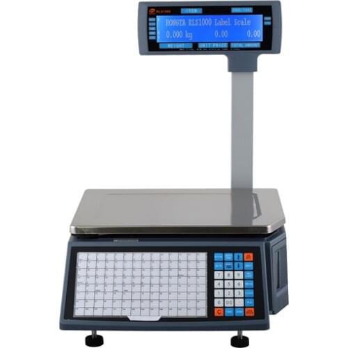 RLS1000 digital weighing scale with printer borcode scale waterproof weighing scale