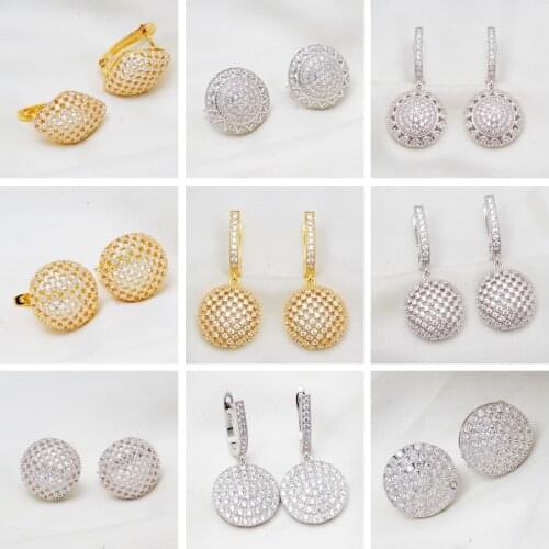 16 Styles New Arrival High Quality Hoop Earrings Suitable for Womens Inlaid AAA CZ Luxury Retro Elegant Lady Daily Wear Jewelry