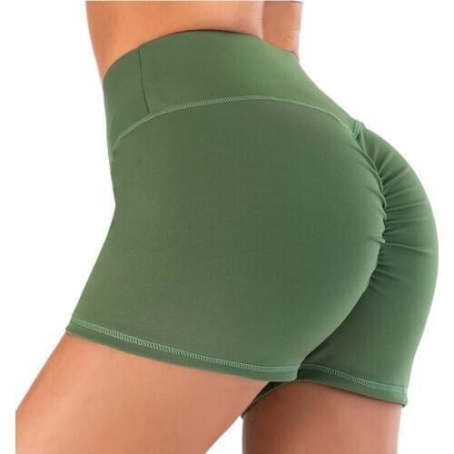 Fashion Sport Shorts Extra Soft Leggings for Women Non See-Through High Waist Workout Short Tummy Control Solid Color Slim Fit