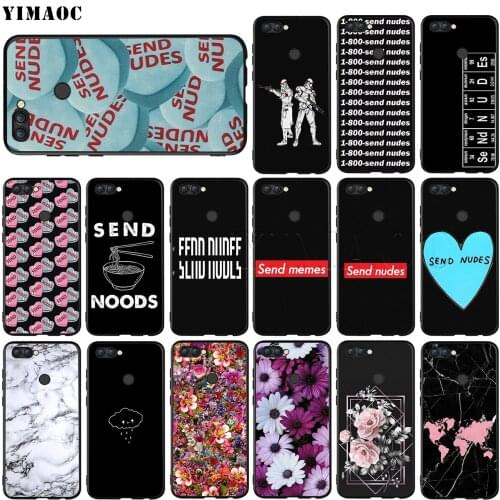YIMAOC Send Nudes Silicone Case for Huawei Honor 6a 7a 7c 7x 8 9 10 Lite Pro Y6 Prime 2018 2017