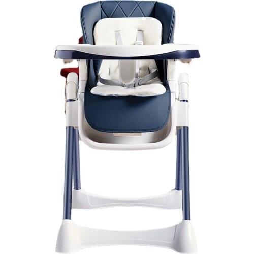 Baby dining chair with wheels foldable home portable installation-free baby can sit reclining dining chair children dining chair