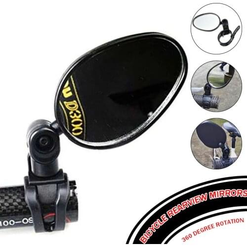 Bike Rear Mirrors 360 Degree Rotation Bicycle Rearview Mirrors Suitable for The Handlebar 15mm - 35mm