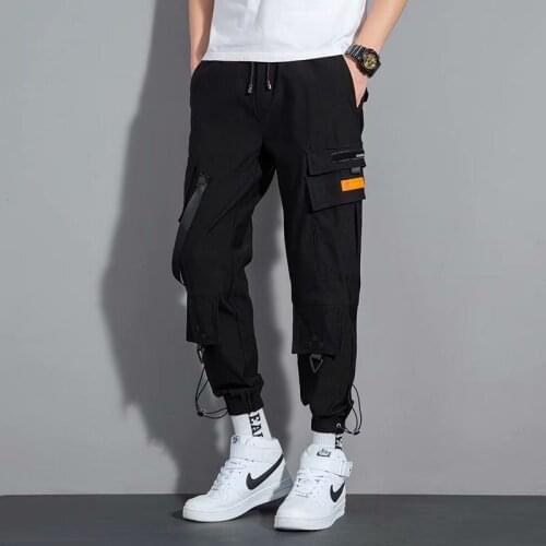 2021Spring and Autumn New Mens Sweatpants Loose Casual Fashion Nine-point Pants Running Casual Sports Pants Sweatpants for Men
