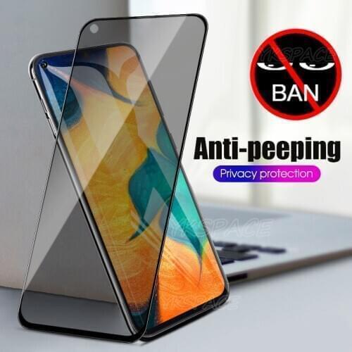 Full Cover Privacy Screen Protector For Huawei Nova 3 3i 4 5 5i Pro 5Z 5T 6 7 7i 8 SE Anti Spy Peep Glare 9H Tempered Glass Film