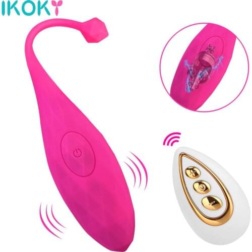 10 Mode Vagina G-spot Pussy Massager Women Vibrator Vibrating Egg Silicone Wireless Remote Control