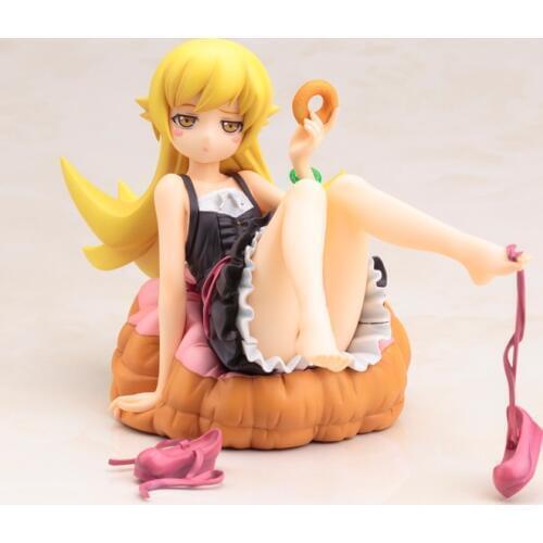 13cm Monogatari Nisemonogatari Oshino Shinobu Action Figure PVC Collection Model toys brinquedos for christmas gift