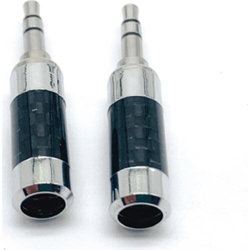 3.5mm High Carbon rhodium plated 3 DIP Upgraded stereo headset Welding plug 6.0mm End mouth