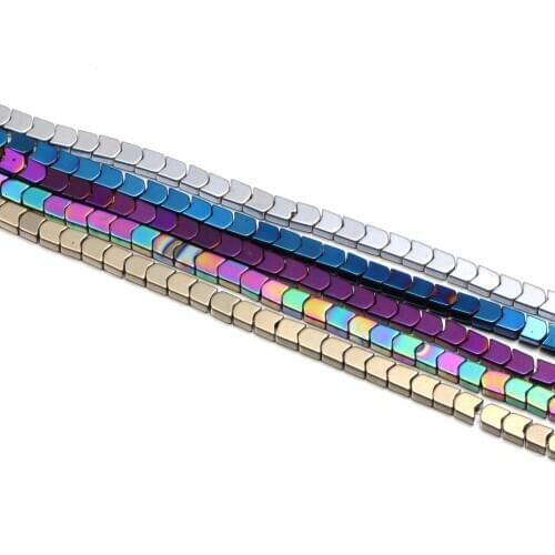 Natural Stone Arrow Shape Plating Hematite Beads for Jewelry Making DIY Necklace Bracelet Accessories Charms Loose Spacer Beads