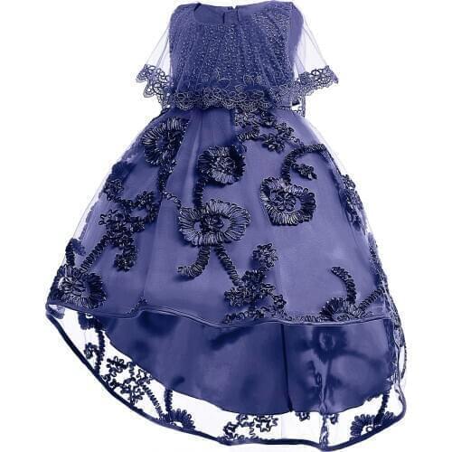 Childrens dress 2020 new tailing princess pink girls performance clothing