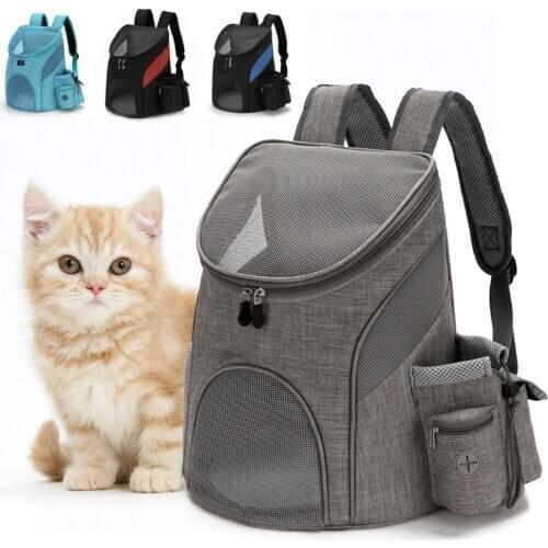 Travel Pet Dog Backpack Portable Breathable Carrier bag for puppy dog cat animals Folding Mesh bags Outdoor product