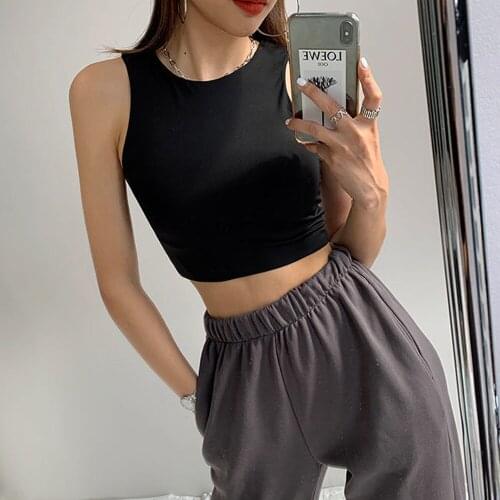 KEEVICI Women's Cropped Tank Tops