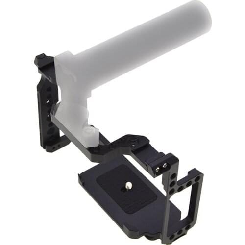 FOTGA Aluminum DSLR Camera Cage Kit Extension Frame Cold Shoe for Canon 5DS 5D Mark IV III II EOS 5D4 5D3 5D2 Camera