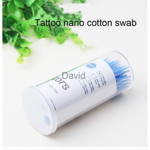 Korean quality absorbent cotton swabs Embroidered cotton swabs Pointed cotton swabs Lined eyebrow lip line Wiping color cleaning